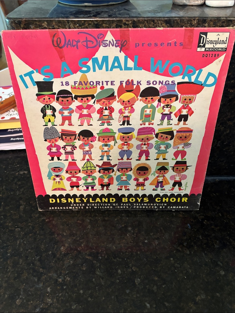 Disney It's a Small World Album Cover 1965